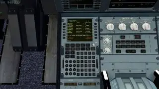 Добавление и удаление точек маршрута в A320 MCDU