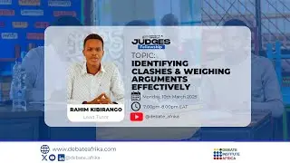 What are soft clashes in a debate? — Judge Rahim Kibirango