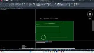 AutoCAD's Lisp total length &  total area