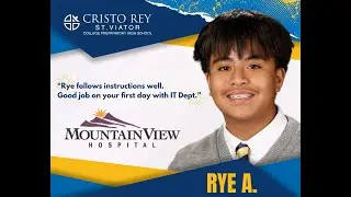 Cristo Rey St. Viator | Corporate Work Study Program parter: MountainView Hospital