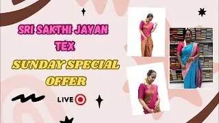 🔴JAYAN TEX is live today your favourite saree Yamunai soft silk saree don&rsquo;t miss the live