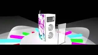 Boombox animation - blender 2.77