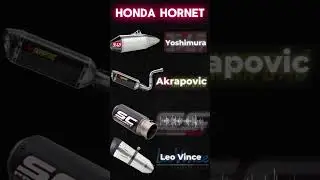 Honda Hornet Best Exhaust Sounds! #dyno #exhaust #hondahornet