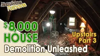 РЕМОНТ ДОМА ЗА 8000 ДОЛЛАРОВ СВОИМИ РУКАМИ (Часть 3) — Самый грязный демонстрационный день в истории
