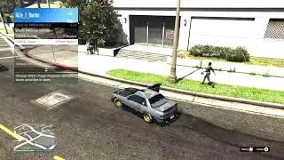 Giving randoms a ride in a drift car in gta5
