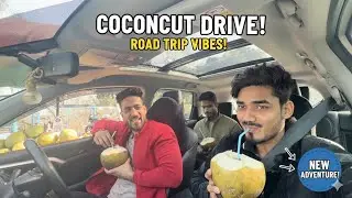 Hum gaye New Town side ek khaas jagah... Coconut Water 🥥 pine
