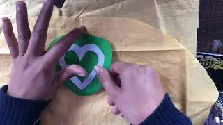 Heart Shape cut sleeve stitching and cutting