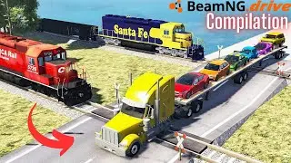 Trains vs Cars – BeamNG.Drive  |🔥ULTIMATE Crash Compilation |