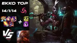 TOP Ekko vs Gragas - EU Grandmaster Patch 25.S1.8