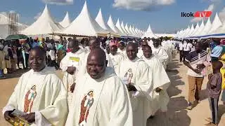 SOROTI CATHOLIC DIOCESE PRIESTS END OF MASS PROCESSION