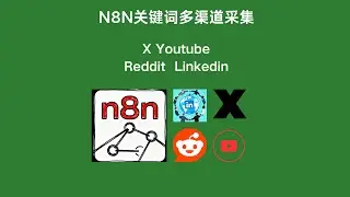 【实战】一套 N8N 工作流搞定多平台（推特 youtube reddit linkedin）关键词抓取