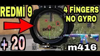 Redmi 9 pubg mobile test 22 kills gameplay 4 Fingers no gyro
