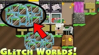 Growtopia | Top 10 Glitched Worlds!(you can visit the world)