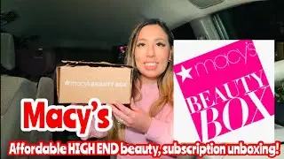 Macy&rsquo;s affordable,HIGH END beauty, subscription unboxing ￼!!