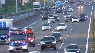 [4 in 1!] Grote rietendakbrand in Meerkerk - Rietdekkers Brandweer Kamerik & Kockengen met spoed!