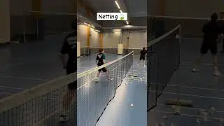 LATIHAN NETTING BIAR SETIPIS TISU 🍃 #badminton #badmintonmania #badmintonlovers #bulutangkis