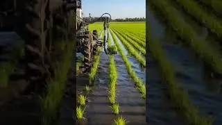 Modern Rice Planting Machine | Smart Rice Farming Technology in Action