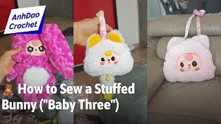 🧸 How to Sew a Stuffed Bunny (