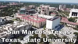 Drone San Marcos, Texas | Texas State University | San Marcos River
