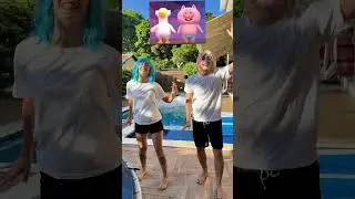 O ARLEQUINO FEZ COM MINHA IRM&Atilde; 😡🐷🦆 #shorts @CanaldaBelinhaOficial @VINIBUG