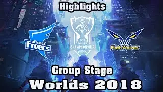 AFS vs FW Highlights  Worlds 2018 Group A Day 6  Afreeca Freecs vs Flash Wolves