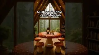 This Mushroom Table Looks Too Magical To Be Real 🇨🇦 🍁🍄&rdquo;