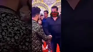 Salman Khan at mudassar khan wedding reception.#tiger #entry #salmankhan #shorts