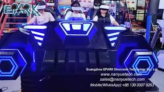 EPARK Classic dark Six player spacecraft, 9d vr cinema,dark chariot VR