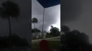 Fast moving storm front, Cocoa, FL