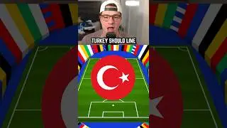 Turkey Starting XI at Euro 2024 🇹🇷 #euros
