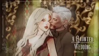a haunted wedding 👰&zwj;♀️🥀🤵&zwj;♂️ // the sims 4 speed create a sim