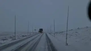 Winter driving in Norway