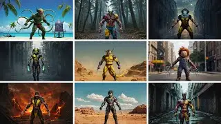 When Wolverine Becomes a Monster | Hybrid of Deadpool, Predator & More! #MarvelHybrid #wolverine