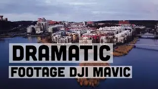 DRAMATIC FOOTAGE OF DJI MAVIC MINI IN HAMMARBY SJ&Ouml;STAD