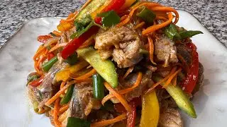 Вкуснейший Салат ХЕ!!! | Korean spicy fish salad ..