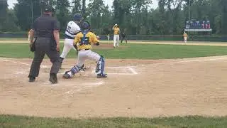 Mark Capell strikes out Matt Pontari in the 2nd