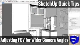Настройка поля зрения для более широких углов камеры &mdash; краткие советы по SketchUp