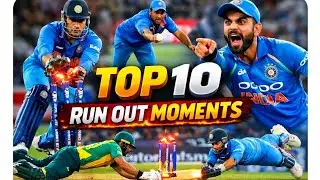 Title: Top 10 Most Shocking Run Outs in Indian Cricket History 😱🏏