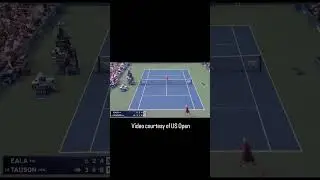 Alex Eala's words after this volley was all of us earlier during her rally #filipinoathlete #usopen