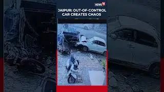 Jaipur Horror Crash: Speeding Car Kills E-Rickshaw Driver, Hits 5 Bikes | Jaipur News | N18S