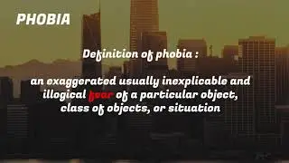 What is a Phobia? | #simple #education #definition