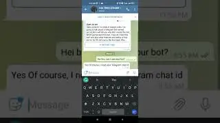 Get your Telegram chat id