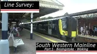 South Westen Main Line Part 5 - Basingstoke to Woking (Line Survey)