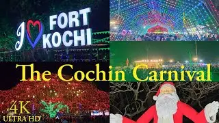 Cochin Carnival 2023-24 🎅 🎄| Biggest New Year Festival in Kochi | 4K UHD #kochi #newyear #fortkochi