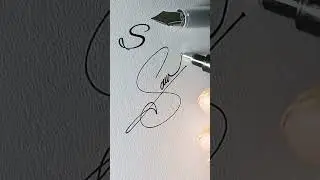 Signature of letters( S)❤️#signature #calligraphy