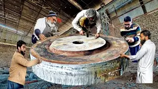 Giant Metal Gear Fabrication Step by Step Process