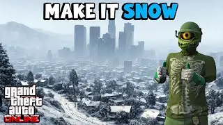 КАК СДЕЛАТЬ, ЧТОБЫ СНЕГОП ВЫПАЛ ПРЯМО СЕЙЧАС В GTA ONLINE ❄️ (ОШИБКА СО СНЕГОМ В РЕЖИМЕ СОЗДАТЕЛЯ)