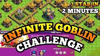 HOW TO 3 STAR IN INFINITE GOBLIN CHALLENGE IN COC | COC INFINITE GOBLIN CHALLENGE | CLASH OF CLANS