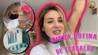 MINHA ROTINA DE TRABALHO NO SALÃO DA MINHA AMIGA / FT MILA FLORÊNCIO