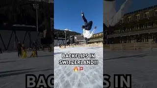 BACKFLIPS IN SWITZERLAND!!! #extremesports #figureskating #freestyleskating #skating #athlete #odr